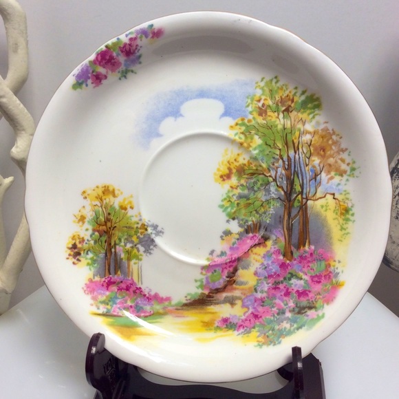 💖Vintage Rare Shelley England’s Charm teacup + saucer - Picture 8 of 11